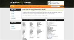 Desktop Screenshot of factoryoutletstores.info