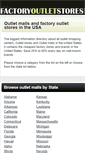 Mobile Screenshot of factoryoutletstores.info