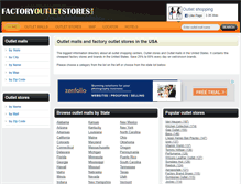 Tablet Screenshot of factoryoutletstores.info
